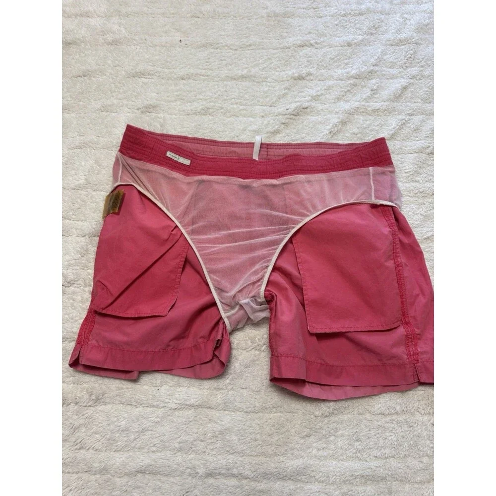 Onia Charles 5” Men’s Swim Shorts Size Small Pink Drawstring Swim Trunks